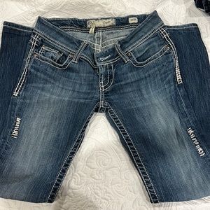 BKE STELLA SLIM BOOT size 26R blue jean